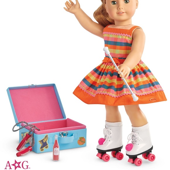 american girl roller blade set